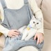 Pet transport apron, hanging chest bag for cats and puppies, plush, winter supplies Pet transport apron, hanging chest bag for cats and puppies, plush, winter supplies