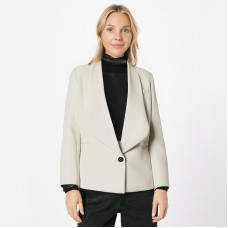 Cold apricot commuter suit jacket women's one button loose and simple temperament suit