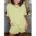 European and American short sleeved casual suit