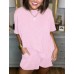 European and American short sleeved casual suit
