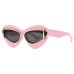 Fashionable cat eye sunglasses with Y2K personality for men and women Fashionable cat eye sunglasses with Y2K personality for men and women