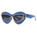 Fashionable cat eye sunglasses with Y2K personality for men and women Fashionable cat eye sunglasses with Y2K personality for men and women