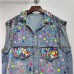 Spring and summer new European products heavy handmade nail beads with diamonds and gemstones loose slimming denim