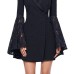 New women's black fashionable European and American small suit jacket with women's design sense suit