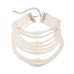 Multi layer imitation pearl women's necklace Baroque size bead French retro collar