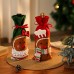 Christmas decoration bottle set, gingerbread man, red wine bag, cartoon biscuit man, wine set, Christmas decoration ornament Christmas decoration bottle set, gingerbread man, red wine bag, cartoon biscuit man, wine set, Christmas decoration ornament