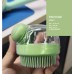 Hair Wash Comb Clear Brush Fluid Press Scalp Massage Bath Cleaning Shower Brush Home Shampoo Scrubber