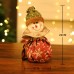Christmas decoration items, hemp cloth, English apple bag, cartoon elderly snowman, children's gift bag, candy bag