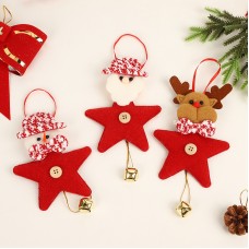 Christmas Pendant Christmas Tree Pendant Decoration Santa Claus Bell Pendant Decoration
