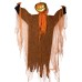 Halloween Pumpkin Party Decoration Hanging Head Green Light Rotating Head Pumpkin Glowing Sound Hanging Props Courtyard Decor