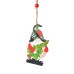 Christmas decorations, painted wooden ornaments, Christmas trees, faceless old man Rudolf Christmas ornaments