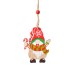 Christmas decorations, painted wooden ornaments, Christmas trees, faceless old man Rudolf Christmas ornaments