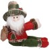 Christmas curtain buckle cartoon imitation linen doll decoration restaurant hotel decoration plush doll curtain hug