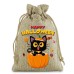 New Halloween Linen Drawstring Bag Drawstring Storage Bag Birthday Party Children Gift Bag Candy Bag