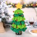 Christmas decorations, Christmas tree, sticky ball, five-star red wine bottle set, restaurant, hotel decoration props