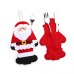 Christmas cutlery set, Christmas supplies, cutlery bag, Santa Claus cutlery set, Christmas decorative items