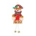 Christmas Party Decorations Cartoon Santa Claus Snowman Elk Pendant Christmas Tree Plush Doll Bell Pendant