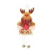 Christmas Party Decorations Cartoon Santa Claus Snowman Elk Pendant Christmas Tree Plush Doll Bell Pendant