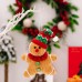 Christmas Decorations Creative Gingerbread Man Doll Pendant Yellow Doll Party Christmas Tree Pendant