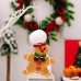 Christmas Decorations Creative Gingerbread Man Doll Pendant Yellow Doll Party Christmas Tree Pendant