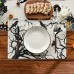 Halloween Black Crow Meal Mat Ghost Festival Atmosphere Decoration Home Decoration Horror Restaurant Decoration Insulation Mat