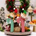 Christmas Decoration Elf Pendant Fabric Cane Pendant Simulation Candy Cane Elf Doll Pendant