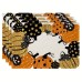 Halloween linen placemat kitchen restaurant decoration table mat Ghost Festival party table decoration insulation mat placemat