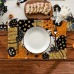 Halloween linen placemat kitchen restaurant decoration table mat Ghost Festival party table decoration insulation mat placemat