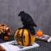 Halloween Crow Pumpkin Ornament Party Ghost Festival Resin Crafts Atmosphere Decoration Props
