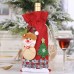 Christmas party supplies, Christmas decorations, red wine bags for the elderly, Christmas decal decorations, wine bottle covers