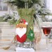 Christmas party supplies, Christmas decorations, red wine bags for the elderly, Christmas decal decorations, wine bottle covers