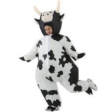 Cow inflatable costume makeup ball cosplay animal performance costume Halloween funny party COS cow costume Cow inflatable costume makeup ball cosplay animal performance costume Halloween funny party COS cow costume