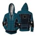 Anime Superhero Spiderman Hooded Coat Cosplay Costume Men Women 3D Digital Printing Zipper Cardigan Jackets Tops C36M149