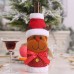 Christmas decoration supplies creative cartoon elderly snowman elk wine bottle set red wine set red wine bag