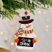 Christmas tree decoration, Christmas prints, wooden pendants, Christmas tree hanging decorations, home furnishings, shopping mall atmosphere decoration