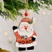 Christmas tree decoration, Christmas prints, wooden pendants, Christmas tree hanging decorations, home furnishings, shopping mall atmosphere decoration