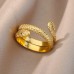 Irregular Geometric Open Rings For Women Gold Color Texture Couple Wedding Ring Trendy Elegant Aesthetic Jewelry Irregular Geometric Open Rings For Women Gold Color Texture Couple Wedding Ring Trendy Elegant Aesthetic Jewelry