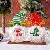 Christmas Decorations Cartoon Faceless Doll Hugging Gift Ornament Antlers Forest Elderly Desktop Decoration