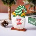 Christmas Decorations Cartoon Faceless Doll Hugging Gift Ornament Antlers Forest Elderly Desktop Decoration
