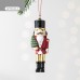 Christmas Walnut Box Resin Pendant Christmas Tree Accessories Decoration Soldier Shaped Pendant