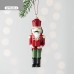 Christmas Walnut Box Resin Pendant Christmas Tree Accessories Decoration Soldier Shaped Pendant
