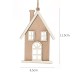 Christmas New Products Christmas Tree Small House Wooden Creative Small Pendant Hanging Decoration Christmas Decorations Gifts