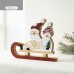 Christmas Creative Decorations Santa Claus Wooden Pentagram Ornament Gift Christmas Gift