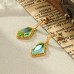 New Simple And Exquisite Irregular Crystal Glass Fashion Women's Luxury Earrings