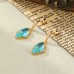 New Simple And Exquisite Irregular Crystal Glass Fashion Women's Luxury Earrings