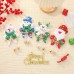 Christmas Decorations Creative Santa Claus Snowman Bow Pendant Shopping Mall Festive Atmosphere Decoration Bell Pendant
