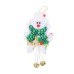 Christmas Decorations Creative Santa Claus Snowman Bow Pendant Shopping Mall Festive Atmosphere Decoration Bell Pendant
