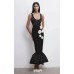 Black Color Women Sleeveless Sexy O-Neck Pearl Beading Bodycon Bandage Gown Dress Celebrate Fashion Evening Party Outfit Vestido Black Color Women Sleeveless Sexy O-Neck Pearl Beading Bodycon Bandage Gown Dress Celebrate Fashion Evening Party Outfit Vestido