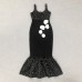 Black Color Women Sleeveless Sexy O-Neck Pearl Beading Bodycon Bandage Gown Dress Celebrate Fashion Evening Party Outfit Vestido Black Color Women Sleeveless Sexy O-Neck Pearl Beading Bodycon Bandage Gown Dress Celebrate Fashion Evening Party Outfit Vestido