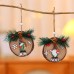 Christmas tree ornaments, Christmas decorations, wooden plaques, and ornaments